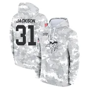 Men's Khyree Jackson Minnesota Vikings Camo Arctic 2024 Salute to Service Club Fleece Pullover Hoodie